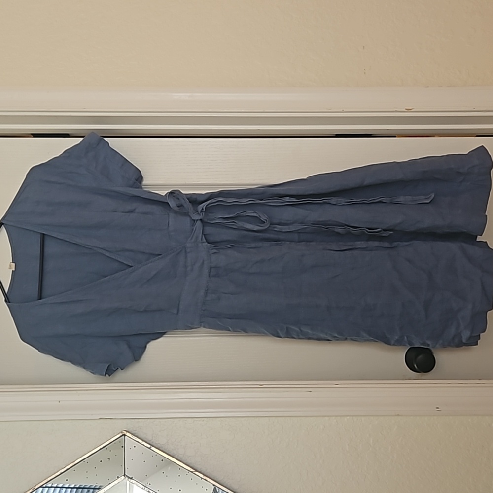 Grae cove blue wrap dress